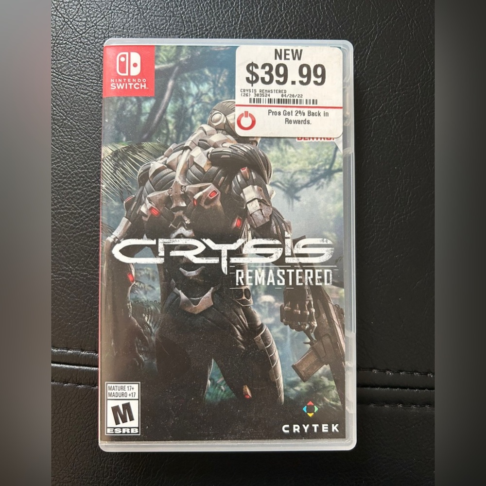 Crysis Remastered for Nintendo Switch